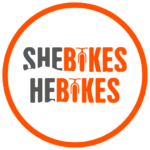 SheBikesHeBikes circle logo